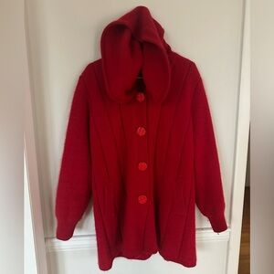 Vanesha Angora Wool Coat